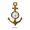 Deluxe Class Solid Brass Ship Anchor Wall Clock, 10", Antique Finish, Nautical Home Decorations 41RSDW2%2Bz4L. SS100