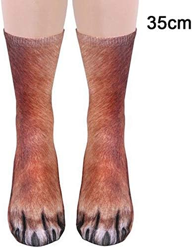 Highjump General Men and Women 3D Printed Animal Socks Novelty Paw Boat Socks Parent-Child Adults and Children Claw Digital Simulation Interactive Socks