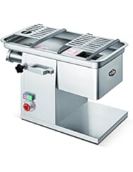 KWS JQ-58 Duo Function Commercial 1950W 2.6HP Electric Fresh Meat Cutter + Stainless Steel Meat Grinder All in One Grinding and Slicing Machine for Restaurant/Deli/ Butcher Shop