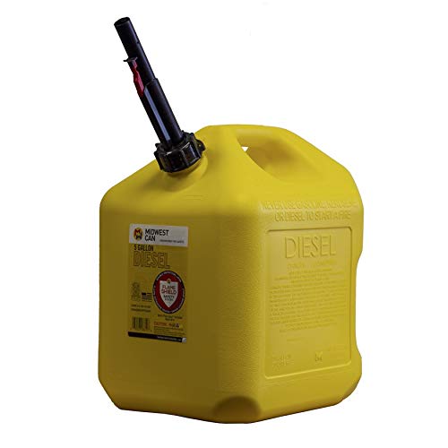 QuickFlow Spout Midwest Can Company 8610 5 Gallon Diesel Can Fuel