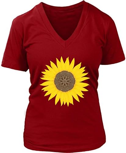 InGENIUS Novelty Shirts Sunflower - Graphic T-Shirt - Flower Power T Shirt - Beauty - Womens Plus Size up to 4X