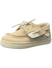 Sperry Bluefish Crib A/C Boat Shoe (Infant/Toddler/Little Kid),Linen, 1 M US Infant