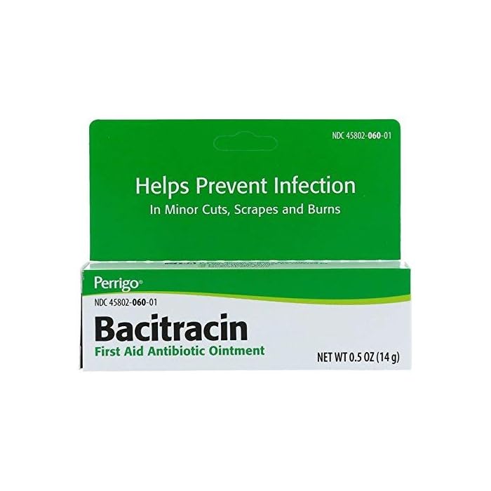 Bacitracin First aid Antibiotic Ointment, USP - 1/2 Oz