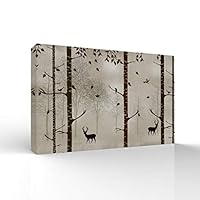 signwin-Canvas Wall Art-Quiet Romantic Forest-Canvas Prints Home Artwork Decoration for Living Room,Bedroom - 12x18 inches