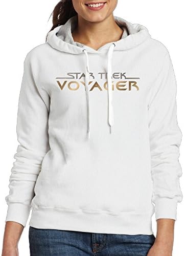 IOH Women's Comfortable Star Trek Vintage Logo Sportswear XL White