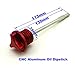 TC-Motor CNC Aluminum Red Dip Stick Engine Oil Dipstick For Lifan YX 125cc 140cc 150cc 200cc 250cc Stomp YCF IMR Thumpstar GPX DHZ Chinese CRF50 Pit Dirt Bikes/ATV Quad Taotao Sunl Kazuma Roketa