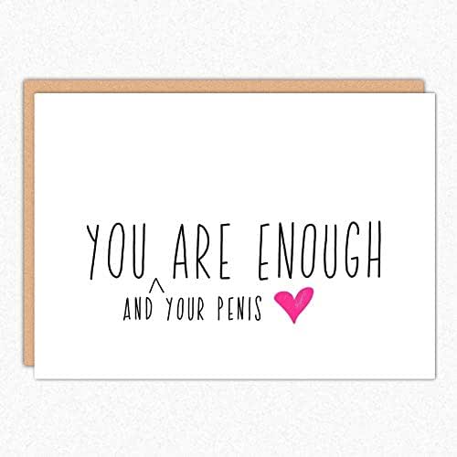 amazoncom funny fathers day card for husband 002 you are enough