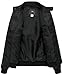 ZSHOW Men's PU Faux Leather Black Belted Design Quick Dry Slim Bomber Jacket Casual Wear(Black,Medium)