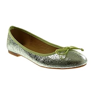 41RSXjgdZbL. SS300 Angkorly - Zapatillas Moda Bailarinas Slip-on Mujer Nodo Piel de Serpiente Brillantes tacón Plano 1 CM 41RSXjgdZbL. SS300