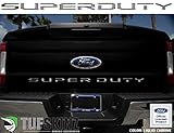 TUFSKINZ | 2017-18 Ford Super Duty Tailgate Inserts (Liquid Chrome)