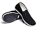 UNOW Chinese Traditional Cloth Kung Fu Shoes,Classic Soles,Black,40 | (US:Men 7.5 | Women 9)