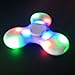 LED Light Switch MINI Bluetooth Speaker Music Fidget Spinner EDC Hand Spinner For Autism And Kids Adult Funny Fidget Toy White