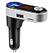 Auledio FM Transmitter, Wireless In-Car Bluetooth Receiver Radio Adapter Car Kit with USB Car Charger and Hands-Free Calling for iPhone, Samsung Smartphones and More