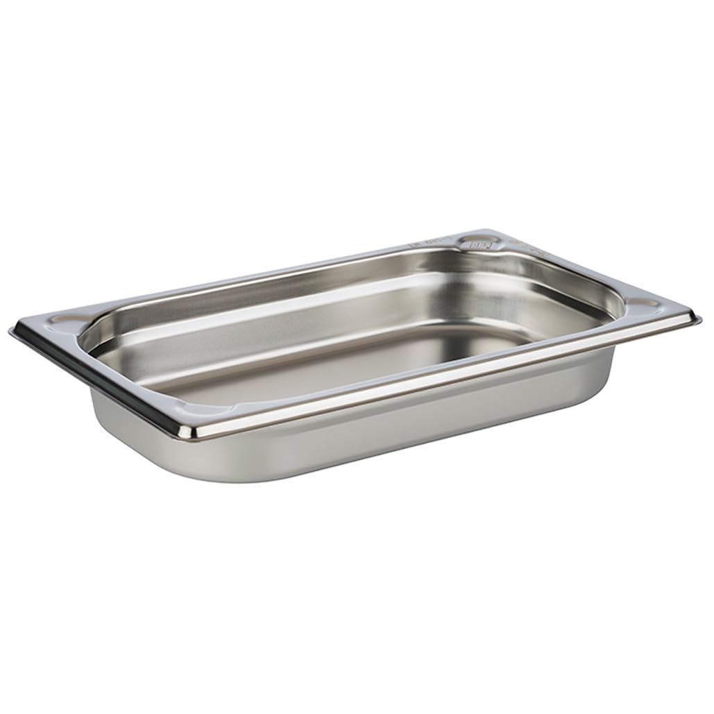 GN Container 1/4 deepth 40mm, 1.0 l, 264x162mm stainless steel
