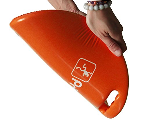 Hongwo Thick NBR Foam Waterproof Round Gardening Kneeling Cushion Pad Kneeler Mat for Baby Bath, Work Kneel Mat for Exericising, Prayer-13"x13"x1"-Orange - Thumbnail 2