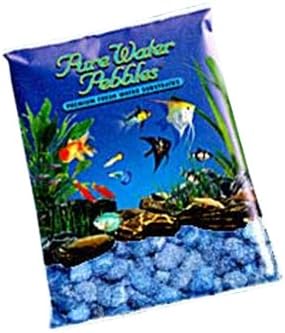 Marine Blue Aquarium Gravel - 25 lbs - Non-Toxic, Colorfast, Vibrant Substrate for Aquariums, Terrariums, Ponds & Crafts
