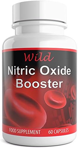 Wild Essentials Pure Nitric Oxide Biogenic XR Powder NO2 Xtreme Maximum Shred Booster Optimised Formula of 1320mg of Amino Acids & Vitamin B3, 60 Capsules is 1 Month Supply.