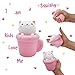 Squishies Toy – Cat In A Cup - [EXTRA Squishy] Stress Relief Toy. Japanese Kawaii Carry Case [SUPER CUTE CASE] Smooshy Mushy Style Animal. Random Fun For Girls and Boys [SIZE: LARGE]