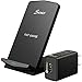 Seneo WaveStand 153 Qi-Certified 10W Wireless Charging Stand for Galaxy S10/S10 Plus/S10E/S9, 7.5W Qi Fast Wireless Charger Compatible iPhone Xs/Xs Max/XR/X/8/8 Plus(AC Adpater Included)