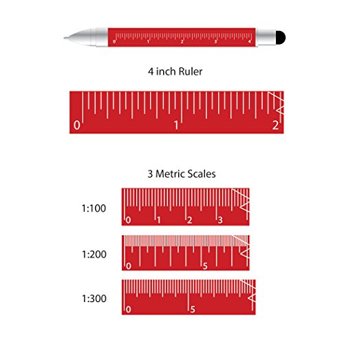 Monteverde USA One Touch Tool Pen, Ballpoint Pen, Red (MV35250) - Thumbnail 3