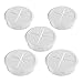 HomeDone Desk Grommet Flexible 2-3/8 Inch White 5-Pack