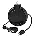 Alert Stamping 5020TF-4C Retractable Extension Cord Reel, Outlets, Circuit Breaker
