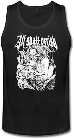 Xxfz Men's All Shall Perish Wage Slaves Eradication Black Large Tank Tops