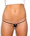 Extreme G-String - Sparkle - Midnight Black (M/L)