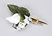 Darice VL1162-09, Lapel Pin Vase with Braid Trim, Gold
