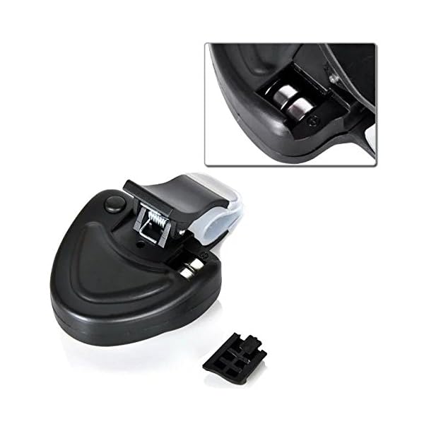 4-pack-Electronic-Fish-Finder-Bite-Alarm-LED-Light-Alert-Bell-Clip-on-Fishing-Rod-Black