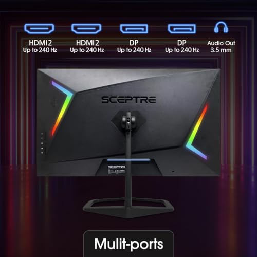 Sceptre 27 inch 240Hz Gaming Monitor AMD FreeSync Premium HDMI