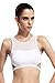 Lasher Women's Mesh Yoga Sports Bra High Impact Seamless Fit Workout Bra