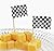 Party Supply Checkered FLAG Nascar Racing Food Cupcake Hors D'Oeuvers Picks Pack of 144