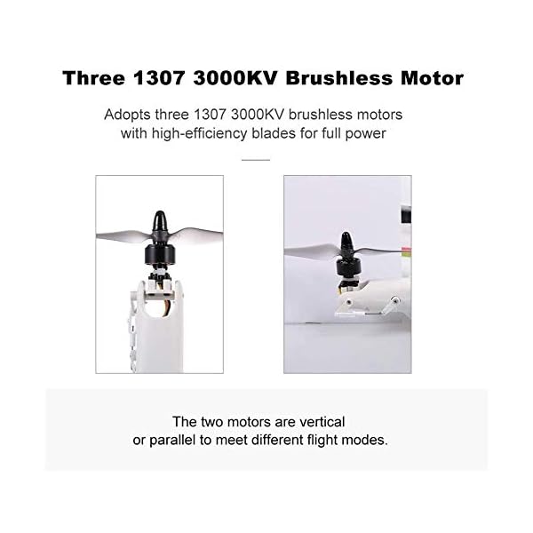 XK X450 RC Flugzeug, 2.4G 6CH RC Segelflugzeug Starrflügelflugzeug, 3 Flugmodelle Bürstenlose RC-Hubschrauber Vertikale… – Bild 7