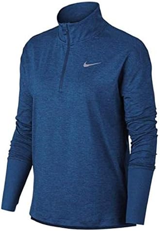NIKE ナイキ Dri-FIT ウィメンズ エレメント ハーフジップ ランニングトップ ランニングウェア レディースM(155-165cm) 国内正規品 AA4632 ブルーフォース