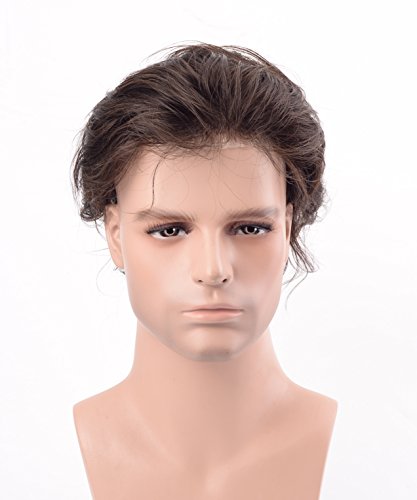 Lordhair men s toupee v-looped hair replacement for men…