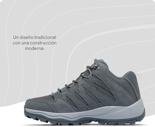 Redmond IV Mid Zapatos Impermeables, Construidos Para Resistir Los Elementos, Malla Transpirable, Puntera Robusta, Entresuela Liviana, Agarre Superior - Mujer