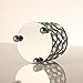 VINCIGANT Silver Crystal Tea Light Candle Holders,Cylinder Metal Arrangement Container Table Centerpieces for Dining/Living Room Decoration and Gift for Housewarming
