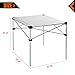 KingCamp Camp Table Collapsible Aluminum Alloy Folding Roll-Top Lightweight Portable Stable Compact and Easy Transport for Camping Outdoor Picnic Vacationthumb 1