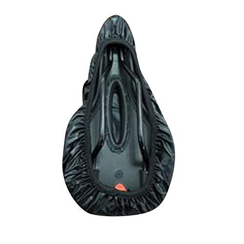 Quaanti 1 PC Bike Seat Waterproof Rain Cover and Dust Resistant Bicycle Saddle Cover Useful Easy to Install Elastic Bike seat Cover (S/28x16x5cm)