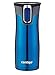 Contigo Autoseal Travel Mug - Stainless Steel Vacuum Insulated Tumbler - 16 oz - 2 Pack (Blue/Stainless Steel)