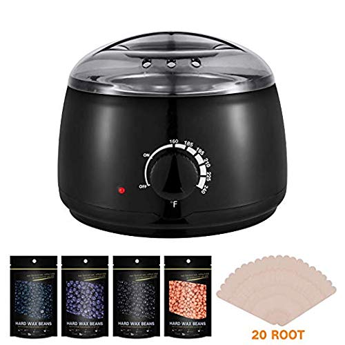 Wax Warmer, VEROSKY Hair Removal Kit, Electric Professional Wax Heater for Rapid Waxing (Black) - Thumbnail 7