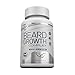 Biotin Beard Growth Supplement For Men | Grow Your Facial Hair Thicker & Faster | Vitamin Pills For a Naturally Fuller, Healthier Beard and Sideburns | Suitable for All Hair Types and All Ethnicities
