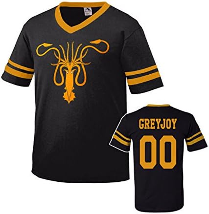 Game of Thrones Inspired House Jerseys (xxlarge, Greyjoy)