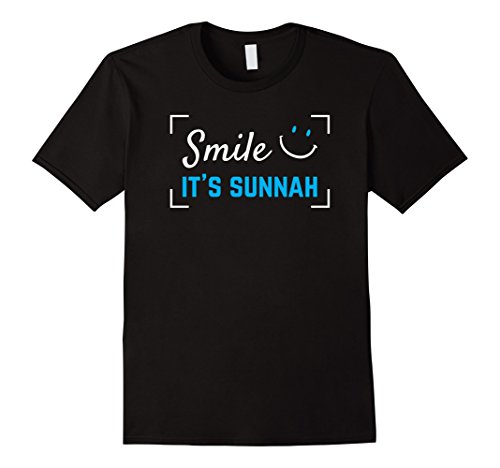 Mens smile it s sunnah islamic saying islam t-shirt for…