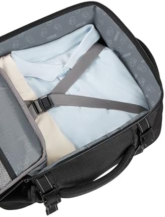 Take2Cabin Pro - Ryanair/Wizz Air/Vueling Kabinentasche (40 x 30 x 20 cm, 26,5 l, 0,60 kg) - Untersitz-Handgepäck, Flugzeug-Rucksack S/M Untersitz - Schwarz (Flash Black)