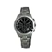 Seiko Chronograph Black Dial Stainless Steel Mens Watch SSB105