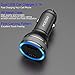Car Charger Dual Port Fast Charge Metal Blue LED Light Smart USB Car Adapter Compatible with iPhoneX,8,8 Plus,7 Plus,7S,6 Plus,6S,iPad,Tablet,Samsung Galaxy S9 S8,S7 Edge,HTC LG and More USB Device