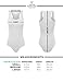 FPT Womens Basic Racer Back Tank Top Bodysuit WHITE LARGE