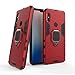 Xiaomi Redmi Note 6 Pro Case DWaybox Iron Man Design 2 in 1 Hybrid Heavy Duty Armor Hard Back Case Cover with Ring Holder for Xiaomi Redmi Note 6/Redmi Note 6 Pro 6.26 Inch (Red)